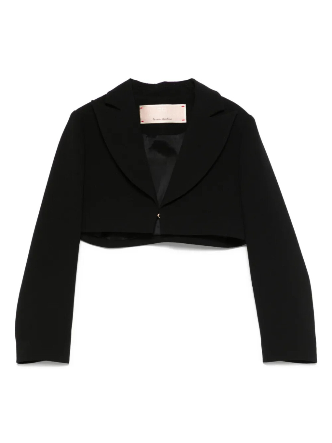 

Elisabetta Franchi La Mia Bambina укороченный пиджак, черный
