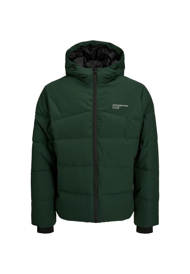 

Куртка стеганая с карманами на молнии Jack & Jones, зеленый