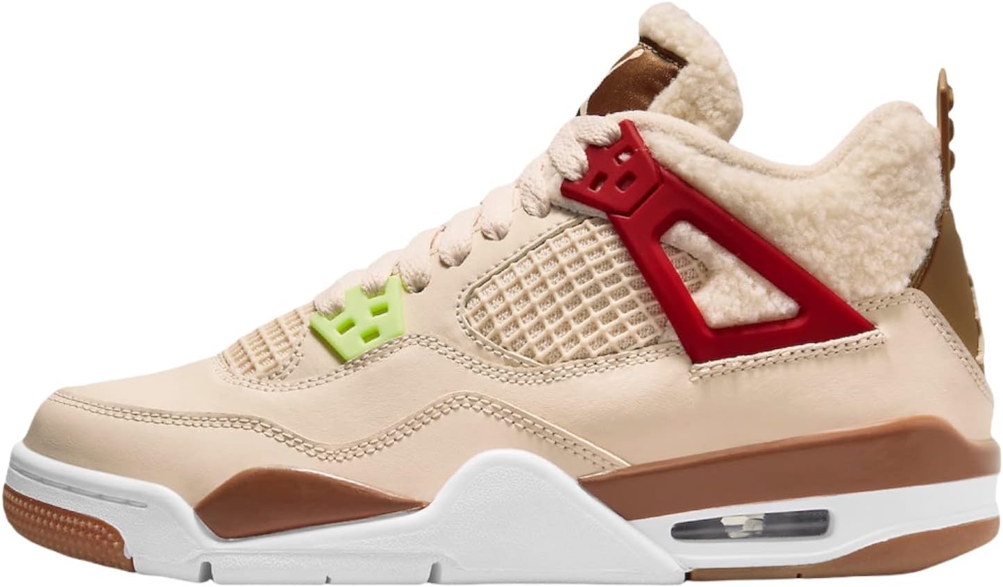 Мужские кроссовки Nike Jordan 4 Retro, размер, белый/красный — фото 2