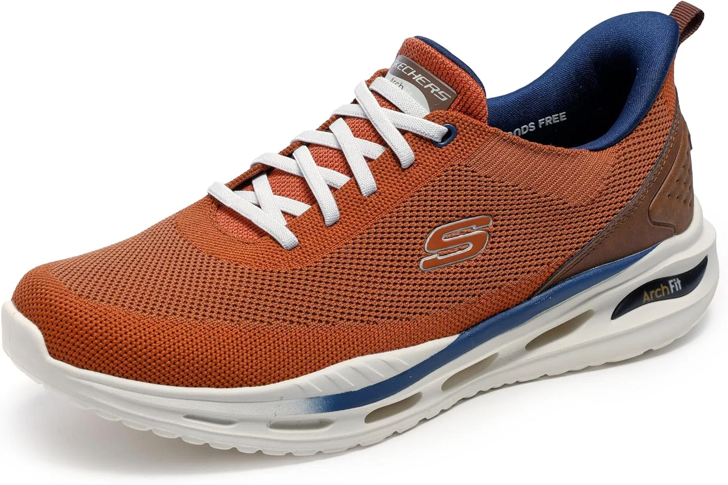 Мужские кроссовки Skechers USA Orvan Kincade с поддержкой свода стопы, размер 42.5 UK, Rst