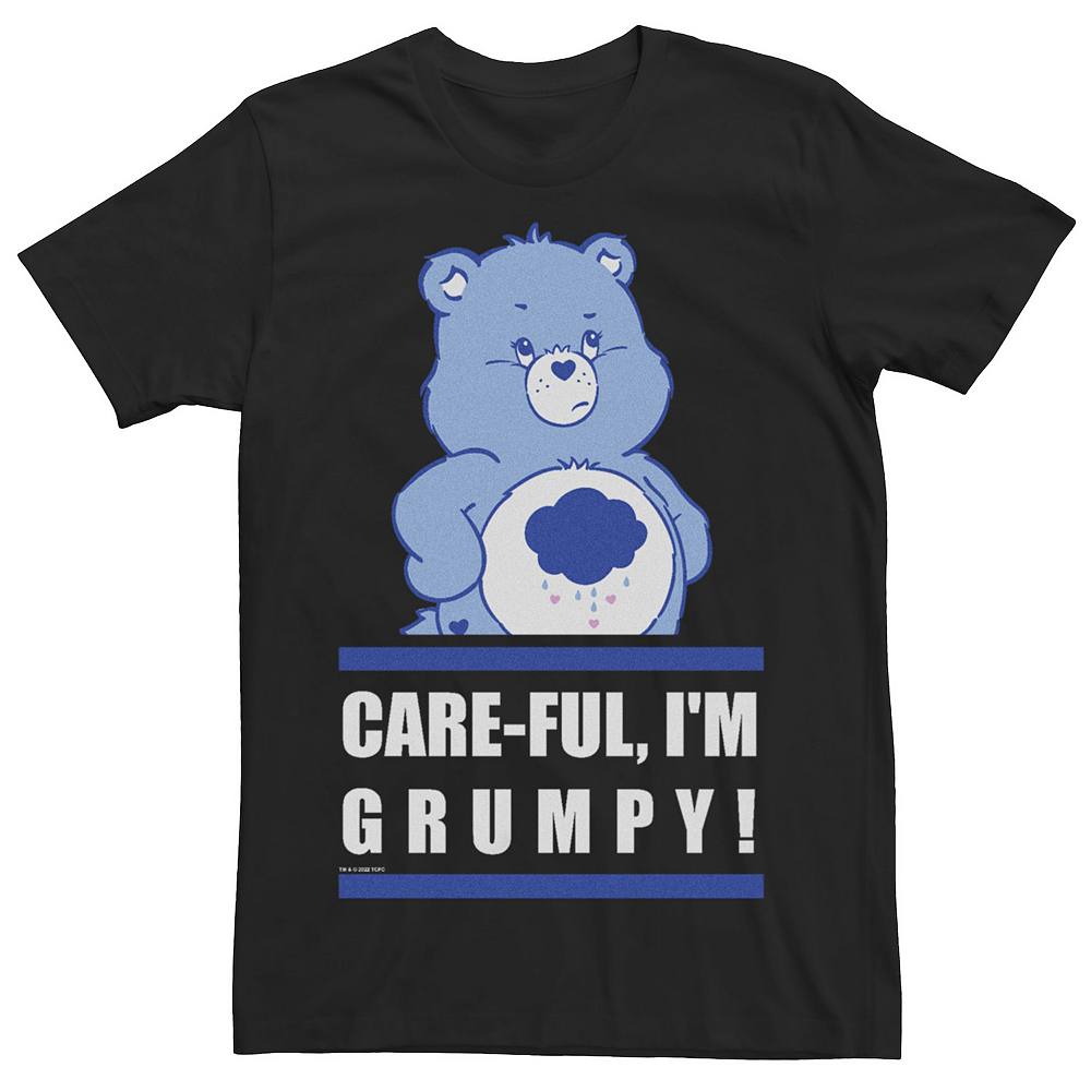 

Мужские заботливые мишки Заботливые, я сварливый! Футболка Grumpy Bear Licensed Character, черный