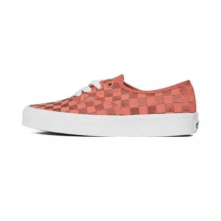 

Кроссовки Authentic 'Embroidered Checkerboard - Orange' Vans