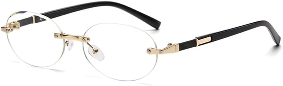 

Популярные женские и мужские солнцезащитные очки овальной формы для путешествий, без оправы, с защитой от УФ-излучения UV400, круглые, модные, SUN3195 Generic, Transparent