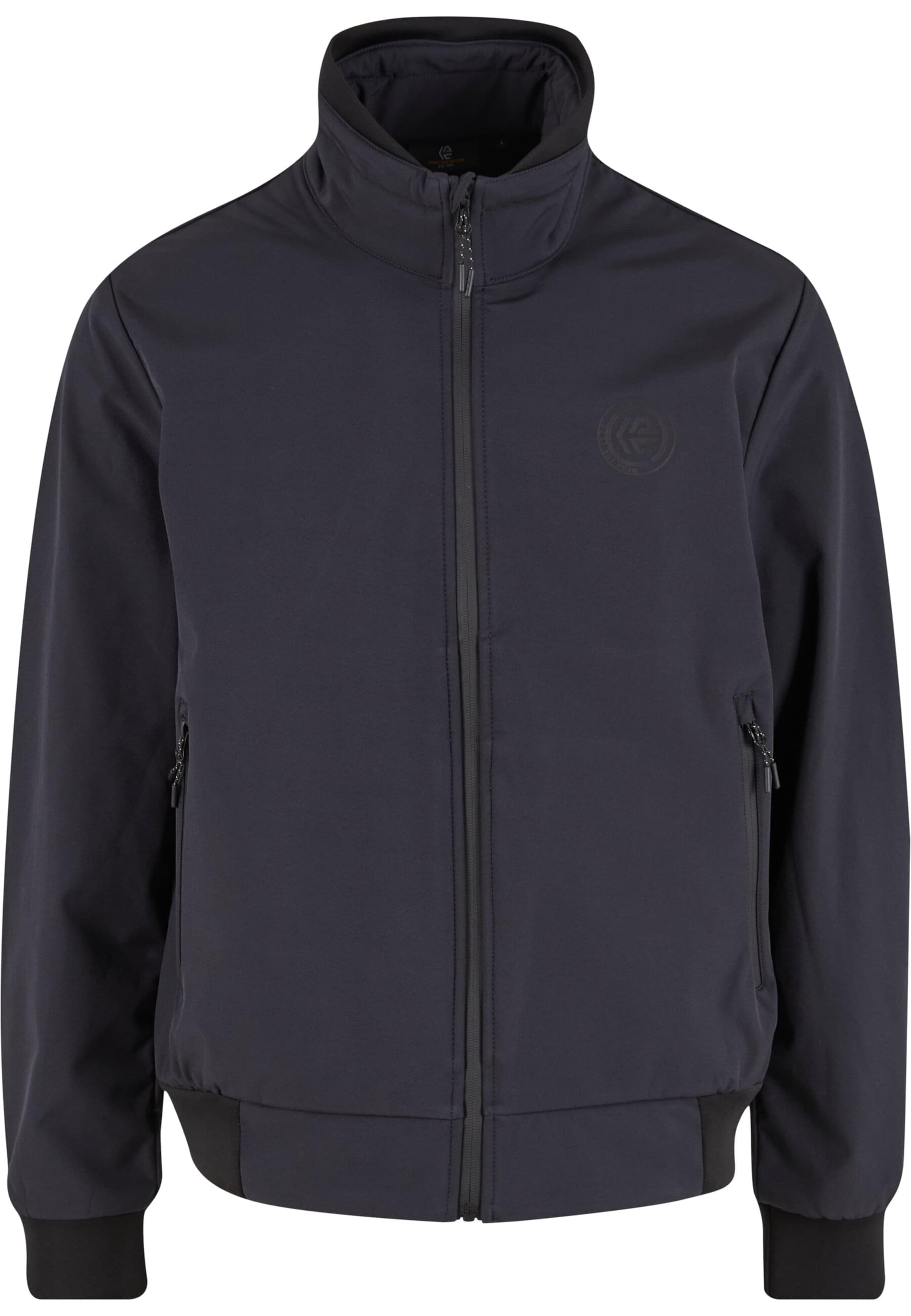 

INDICODE JEANS Куртка межсезонная 'Route' в черном цвете