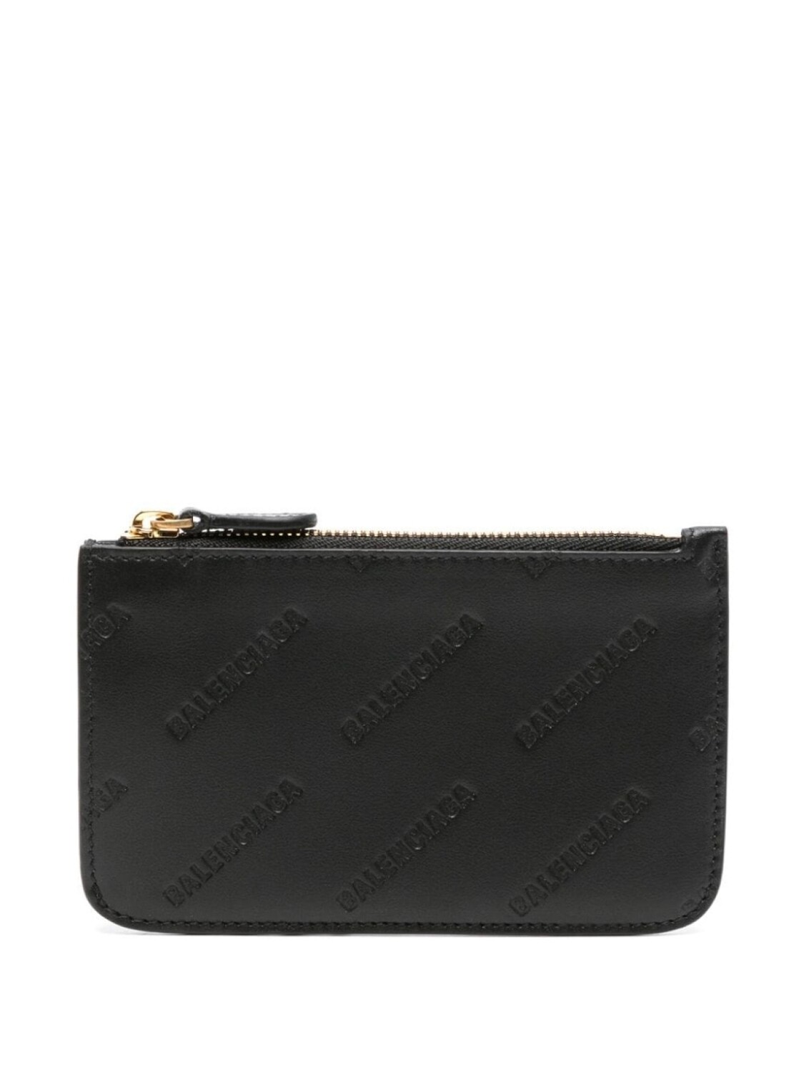 

Balenciaga картхолдер с тисненым логотипом, черный