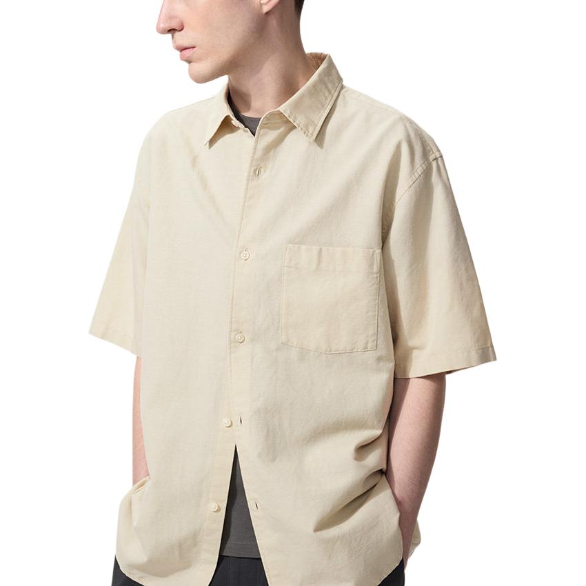 

UNIQLO SS26 Футболка Unisex Dark Beige Moderate