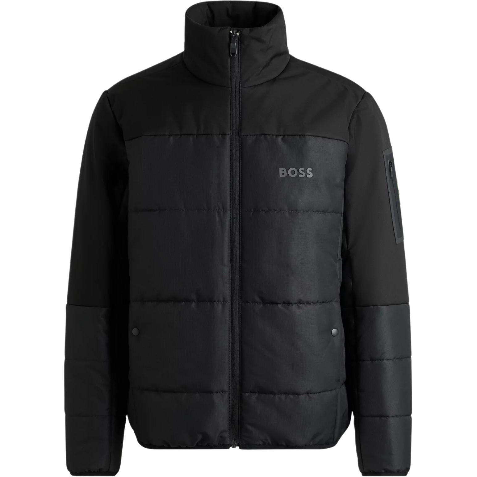 

Куртки и пальто мужские черные HUGO BOSS, Черный, Куртки и пальто мужские черные HUGO BOSS