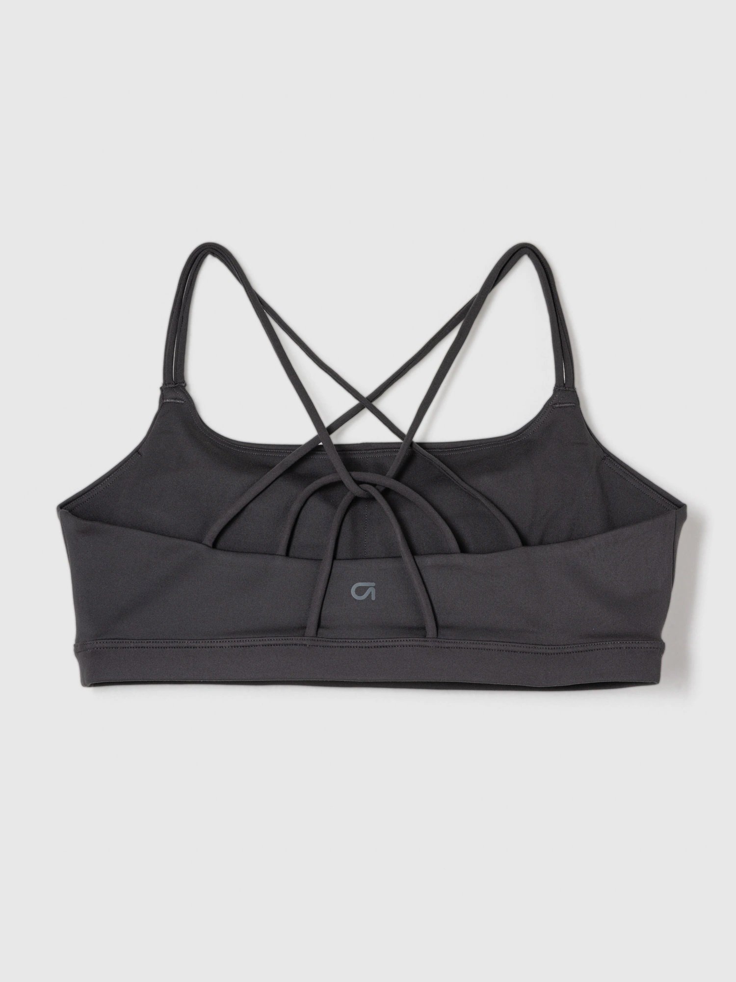 (W)GapFit Power Спортивный бюстгальтер средней степени поддержки с лямками GAP, CAST_IRON — фото 4