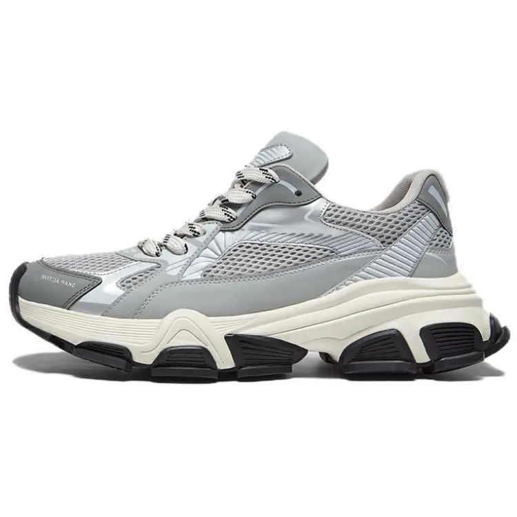 

Низкие массивные кроссовки мужские SKAP, Silver Gray