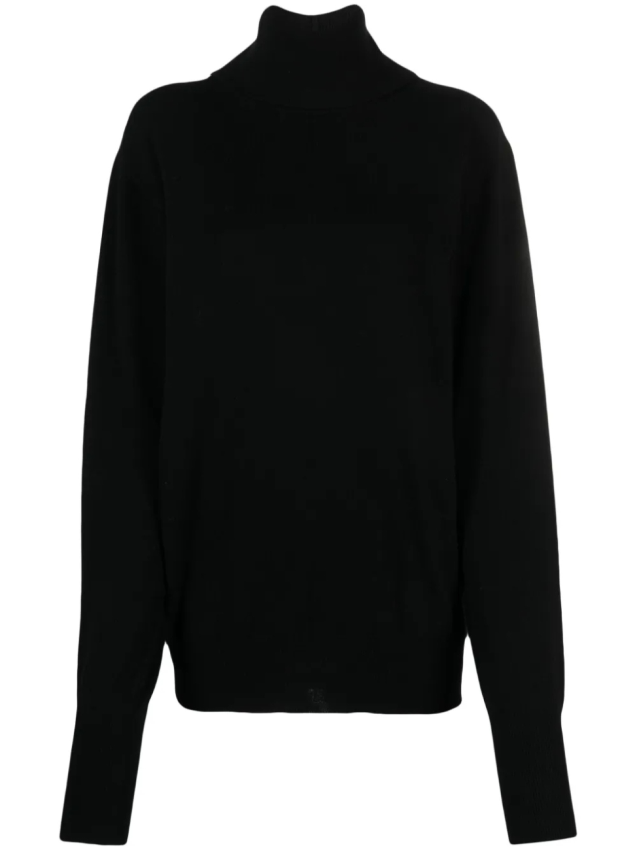 

Jil Sander кашемировый джемпер с высоким воротником, черный