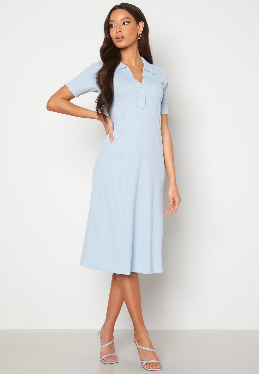 

Платье-джемпер RIB SKATER DRESS Bubbleroom, синий