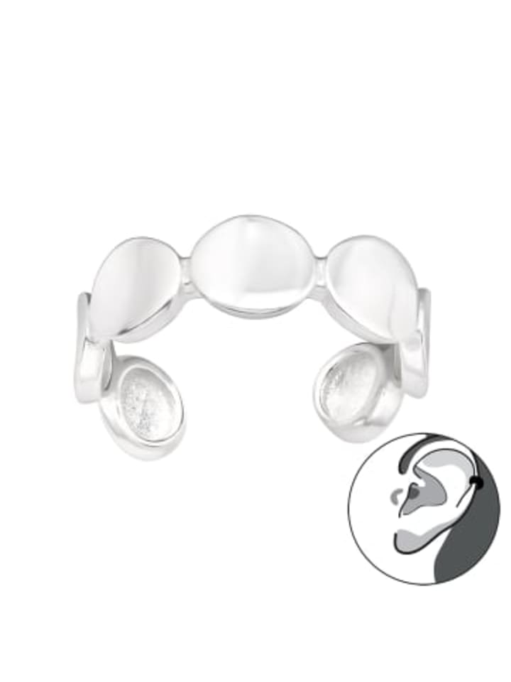 

Alexander York Серьги EAR CUFF Plättchen in 925 Sterling Silber in silber