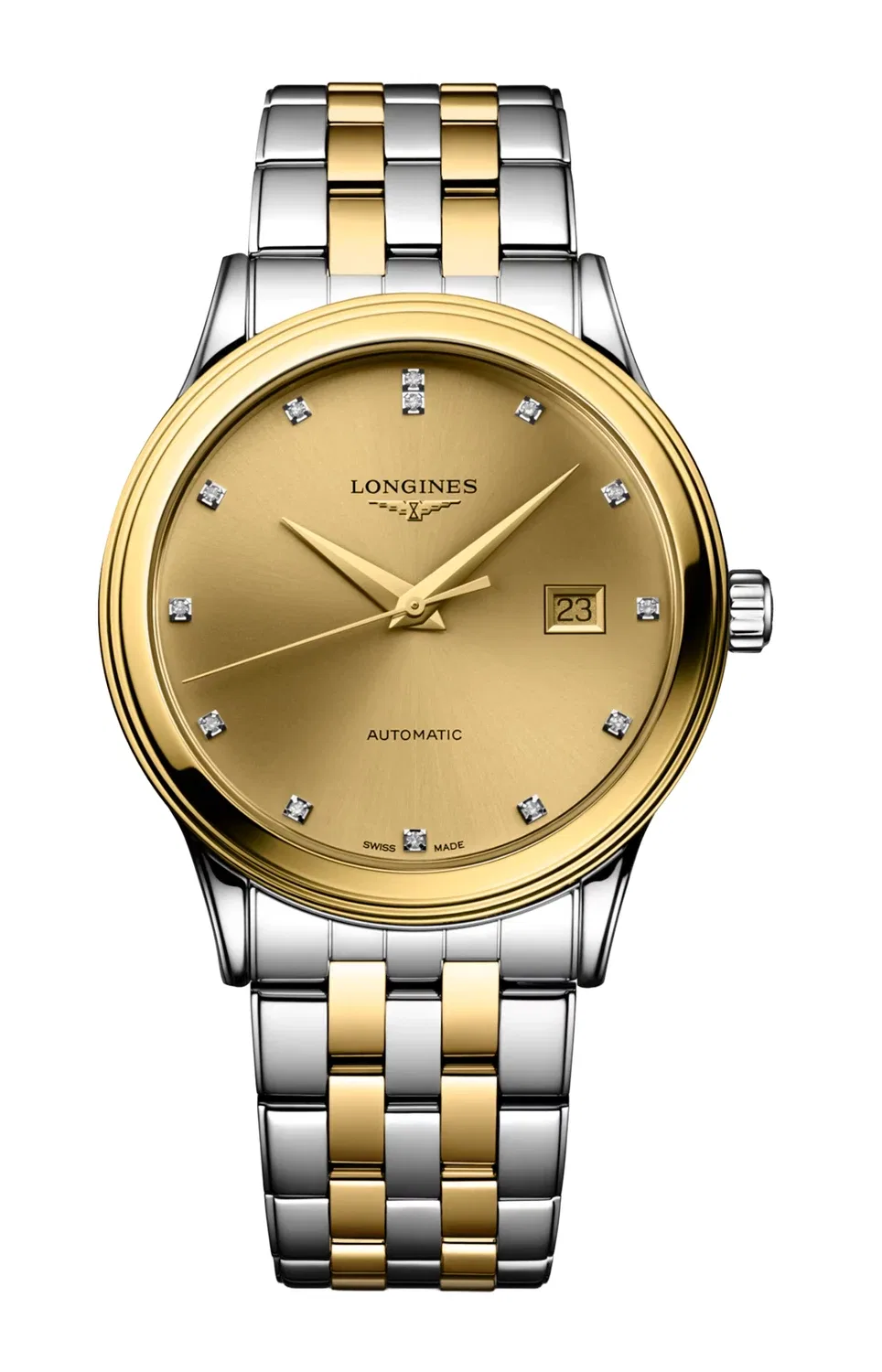 Флагманская классика - L4.984.3.38.7 LONGINES, золотой