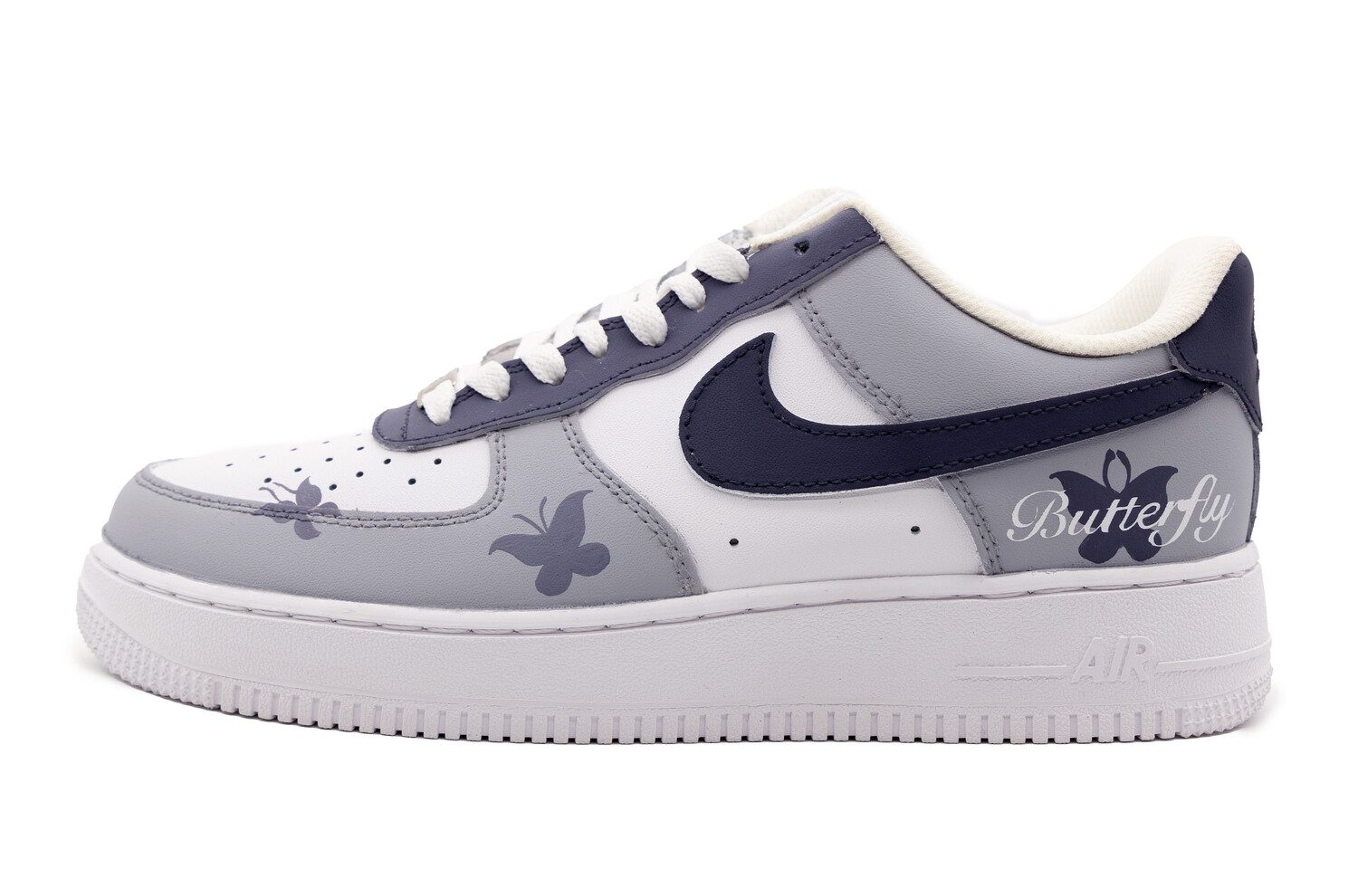 

Кроссовки Nike Air Force 1 Skateboarding Shoes Men Low-top White/gray, серый