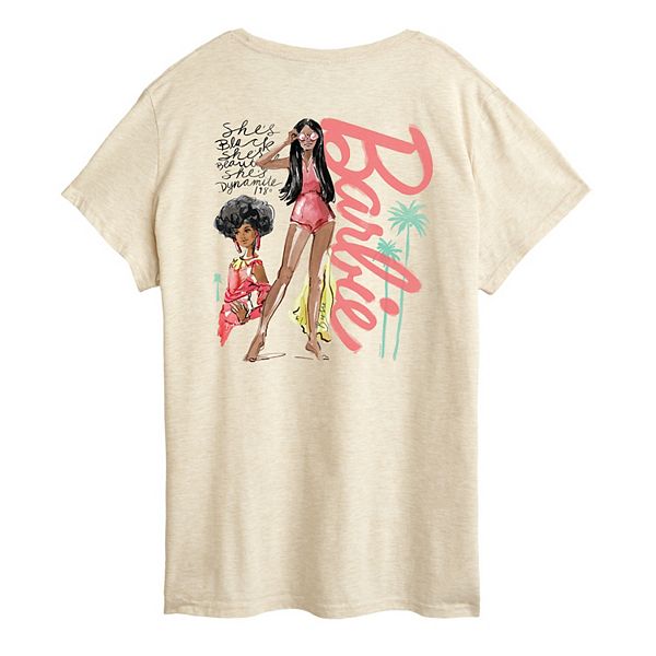 

Футболка Women's she's beautiful she's dynamite graphic Barbie, Beige