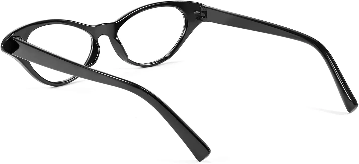 

Костюмные очки FEISEDY «Кошачий глаз» со стразами для женщин и детей, классические солнцезащитные очки в стиле 50-х и 60-х годов, артикул B2848, 001 Black Frame