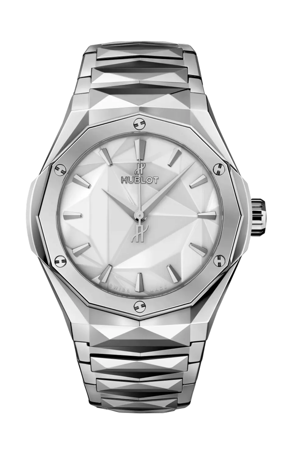 

Часы Hublot Classic fusion Orlinski bracelet titanium 40 мм