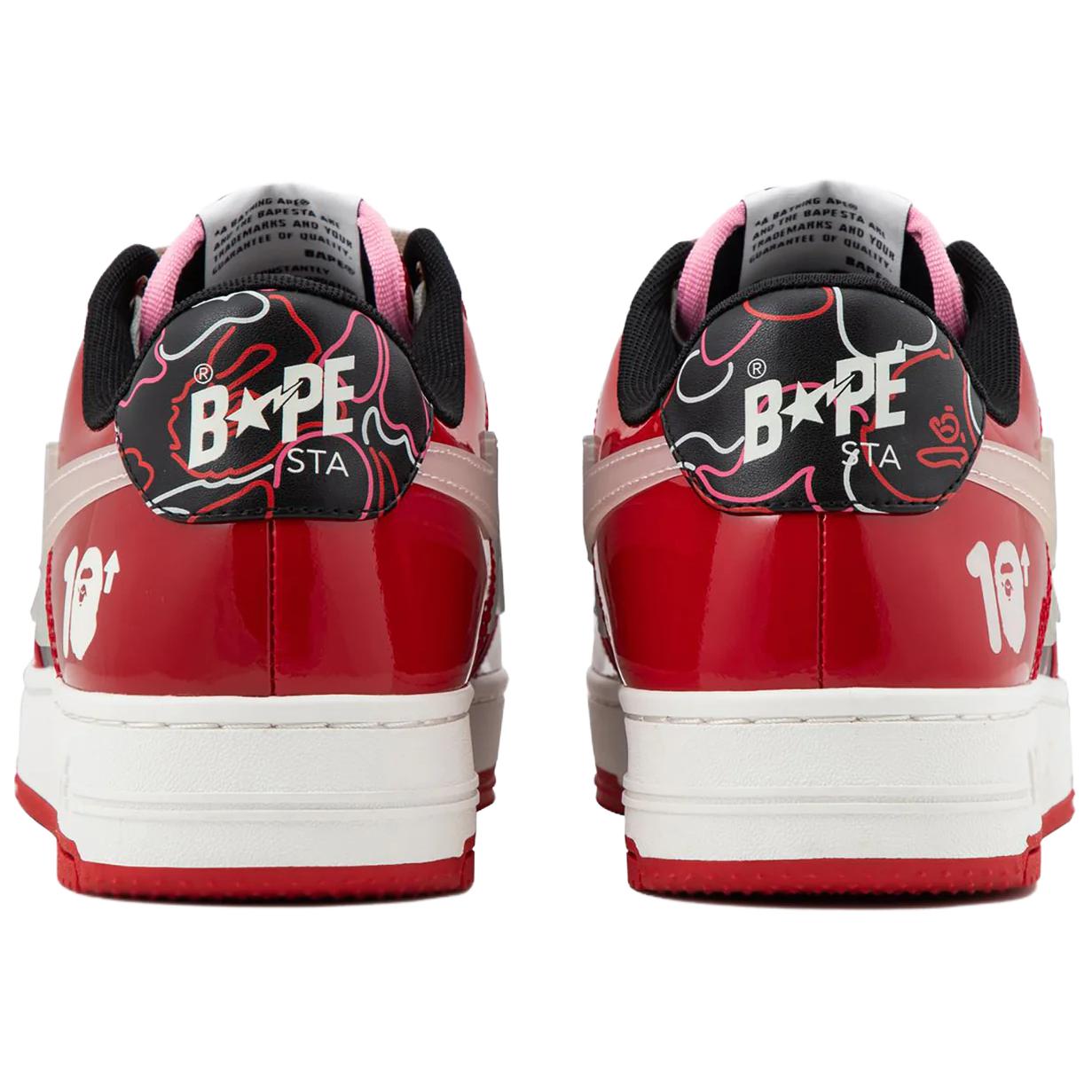 A BATHING APE 88rising x STA 02 Low top кроссовки для скейтбординга мужские red — фото 4