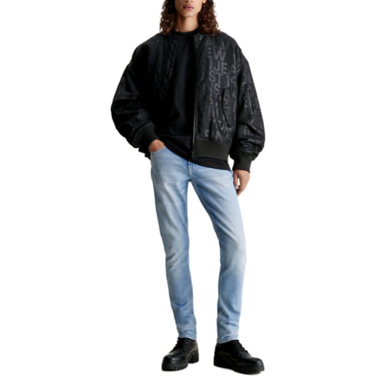 Calvin Klein Джинсы Europe Version мужские светло-голубые — фото 4
