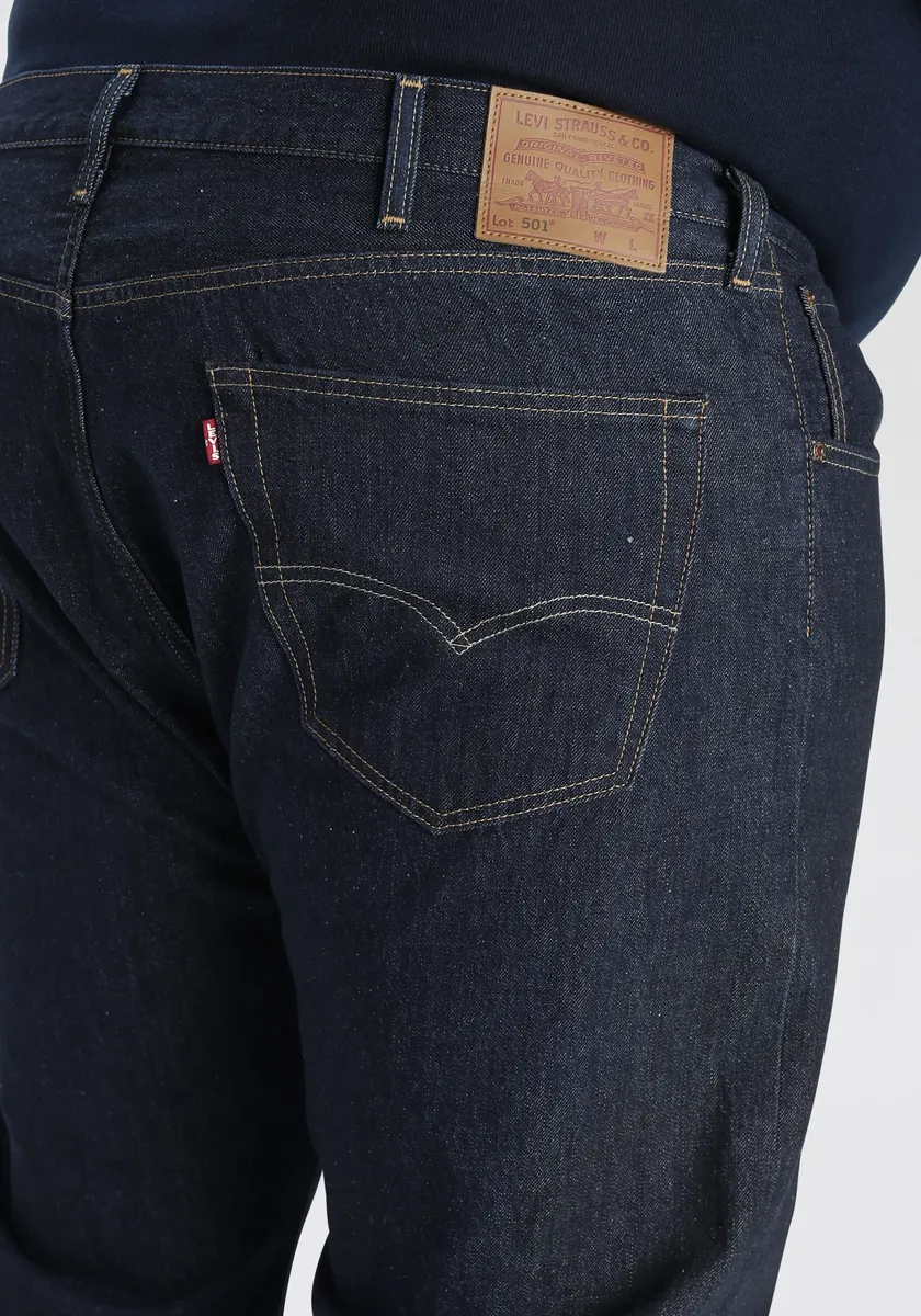 Прямые джинсы Levi's Plus "501 LEVI'SORIGINAL B&T", цвет Dark Indigo — фото 3