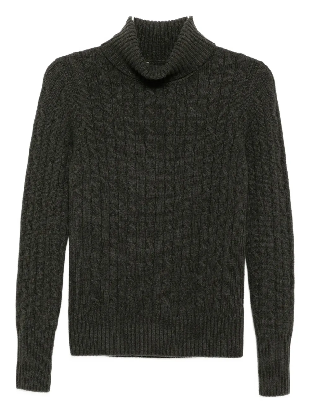 

Джемпер Adelyn с подворотом N.Peal, зеленый