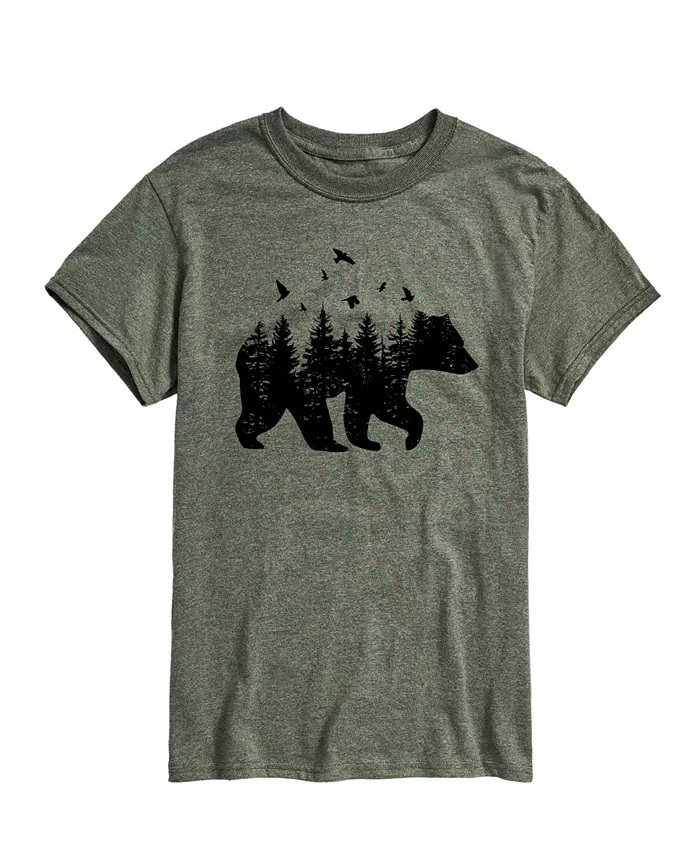 

Мужская футболка с коротким рукавом "Forest Bear Silhouette" AIRWAVES, серый