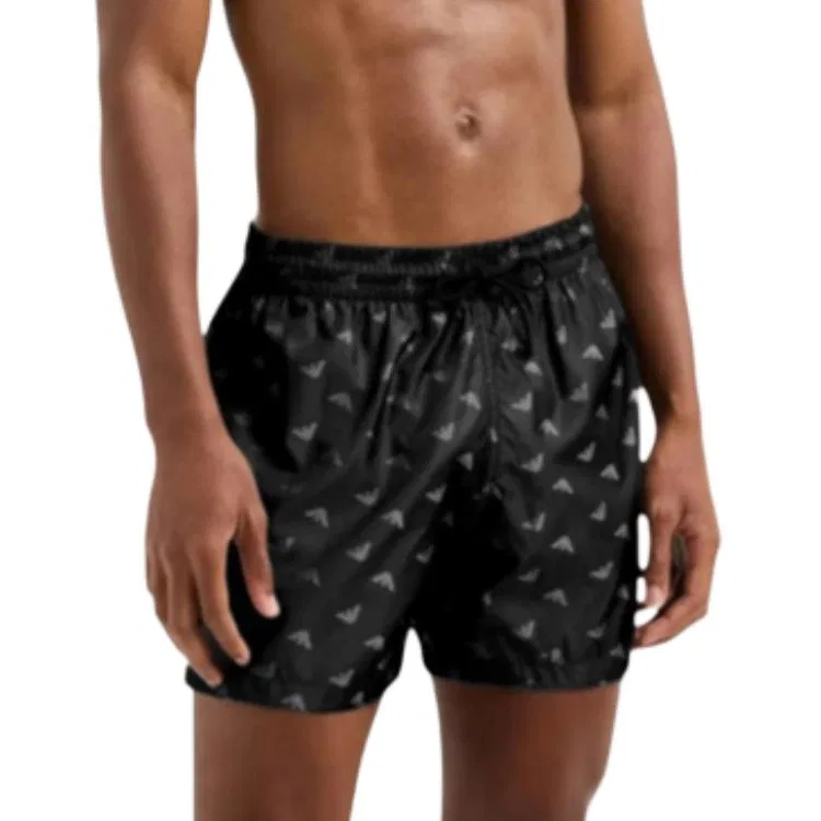 Пляжные шорты Emporio Armani Black — фото 4