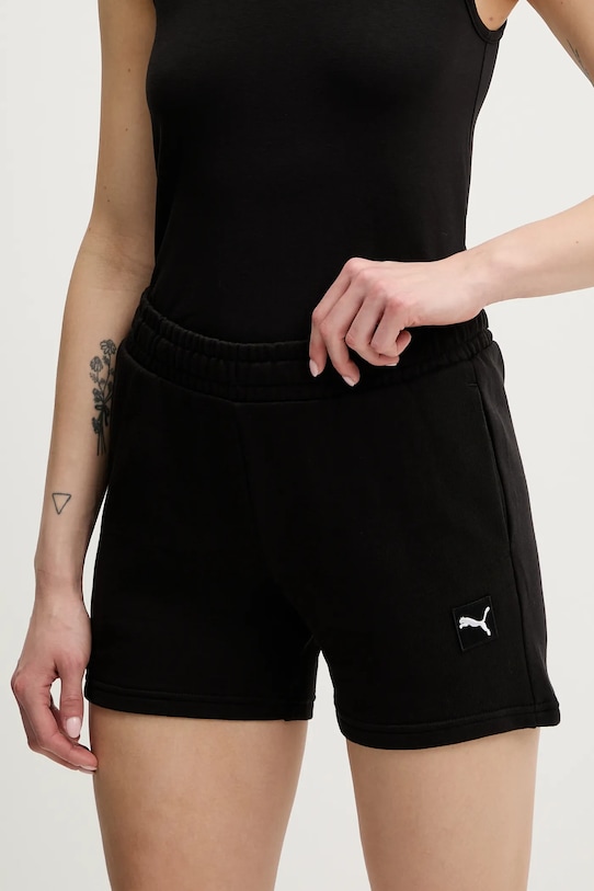 

Хлопковые шорты Puma, черный