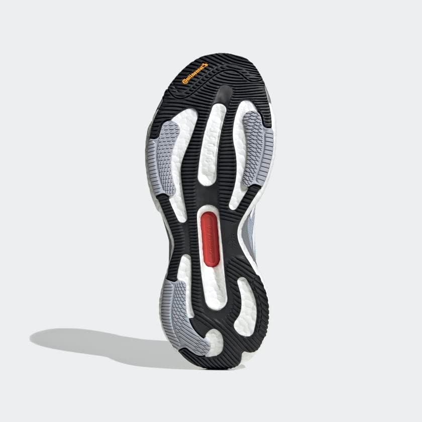 Мужские беговые кроссовки adidas Solarglide 6, белый/алый — фото 3