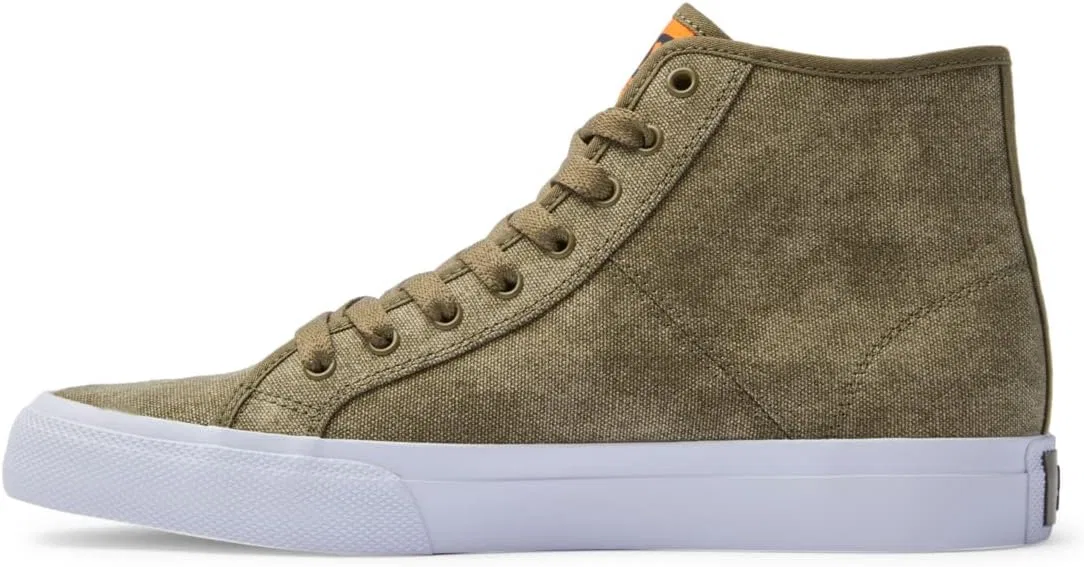 Мужские высокие кроссовки DC Shoes - Hightop Shoes for MenSneaker, Washed Olive — фото 3