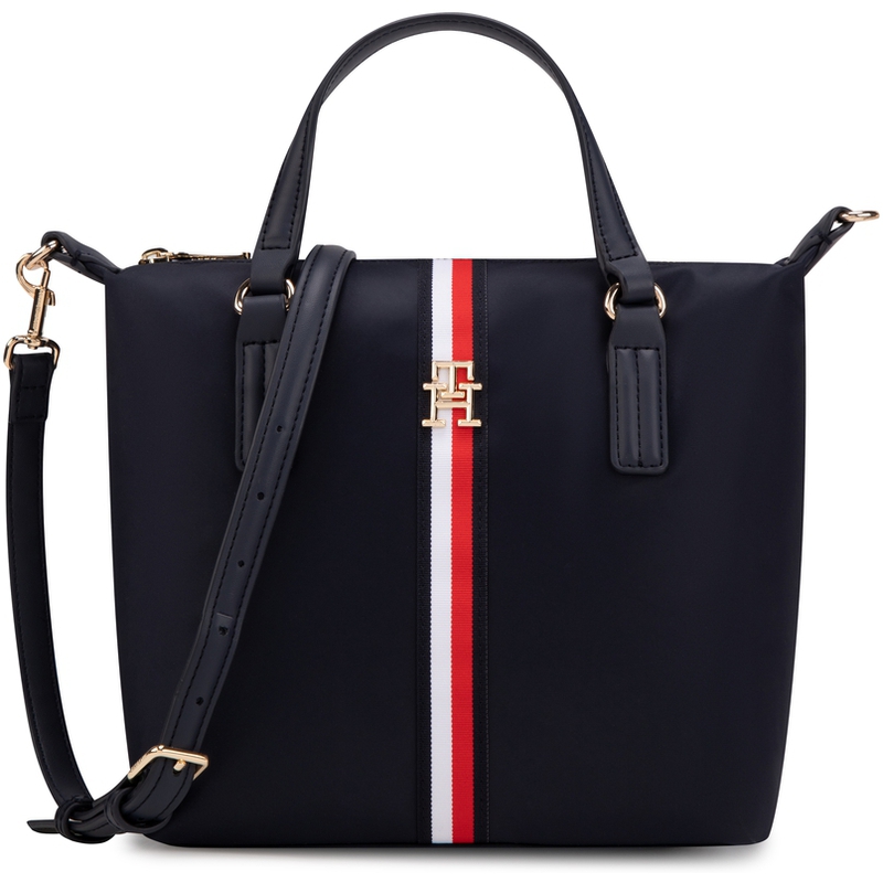 

Tommy Hilfiger Большая полиамидная женская сумка разноцветная, Navy Blue FAP