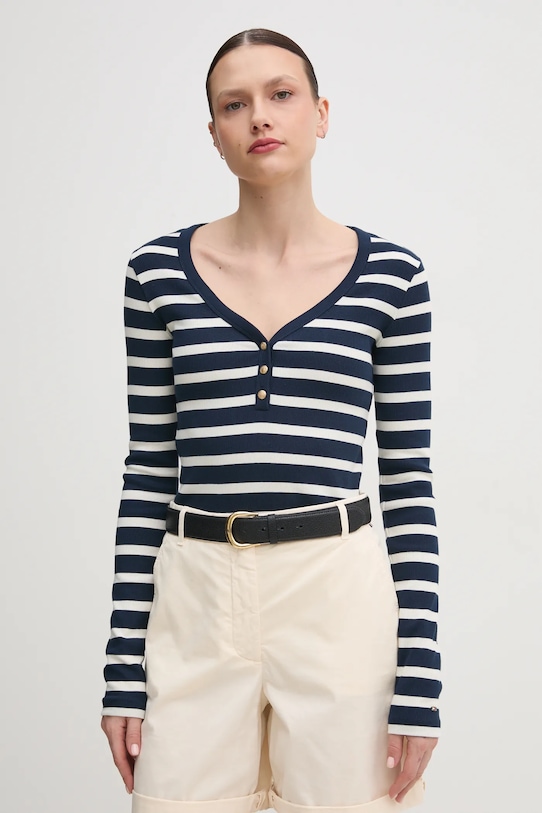 

Лонгслив Tommy Hilfiger, темно-синий