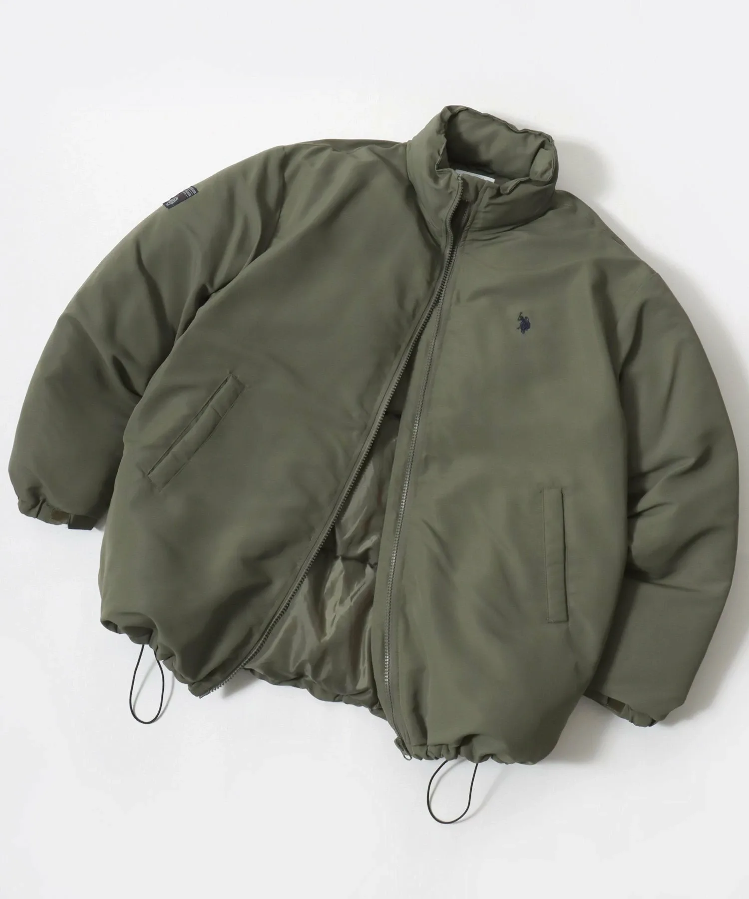Утепленная куртка US POLO ASSN. 7-го уровня, свободного кроя, с наполнителем из пуха, для мужчин и женщин U.S. Polo Assn., цвет Khaki — фото 4