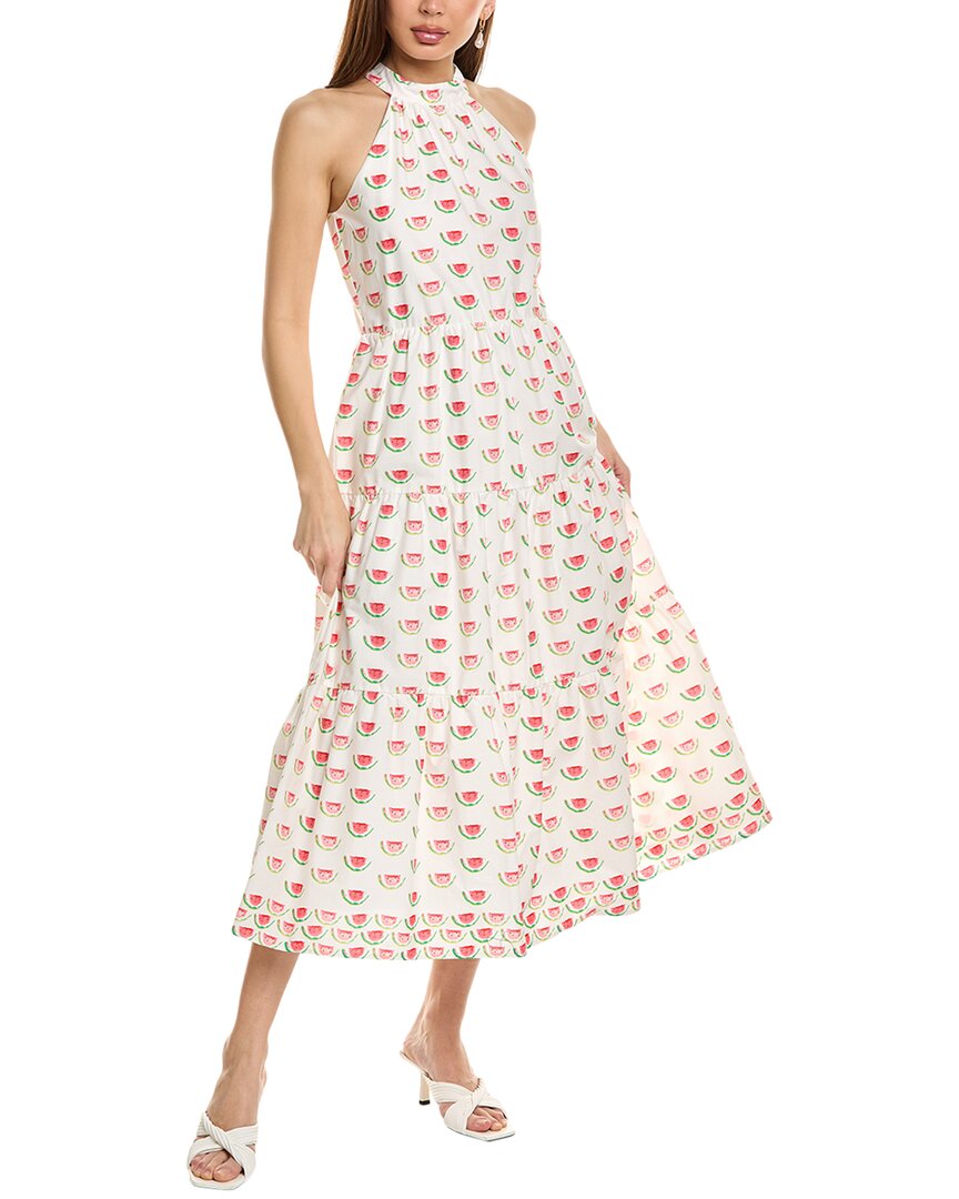 

Платье макси Flora Bea NYC Kelay, оранжевый