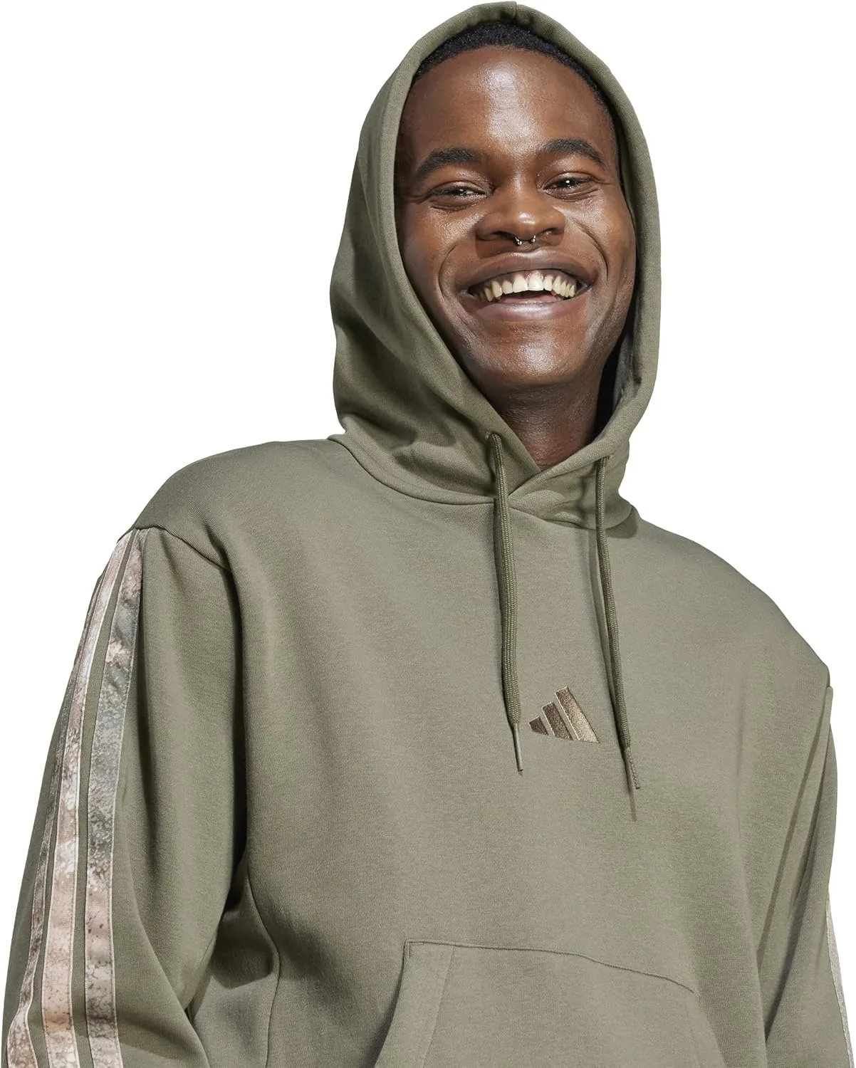 Толстовка adidas All Over Printed Colorblock для мужчин — фото 4