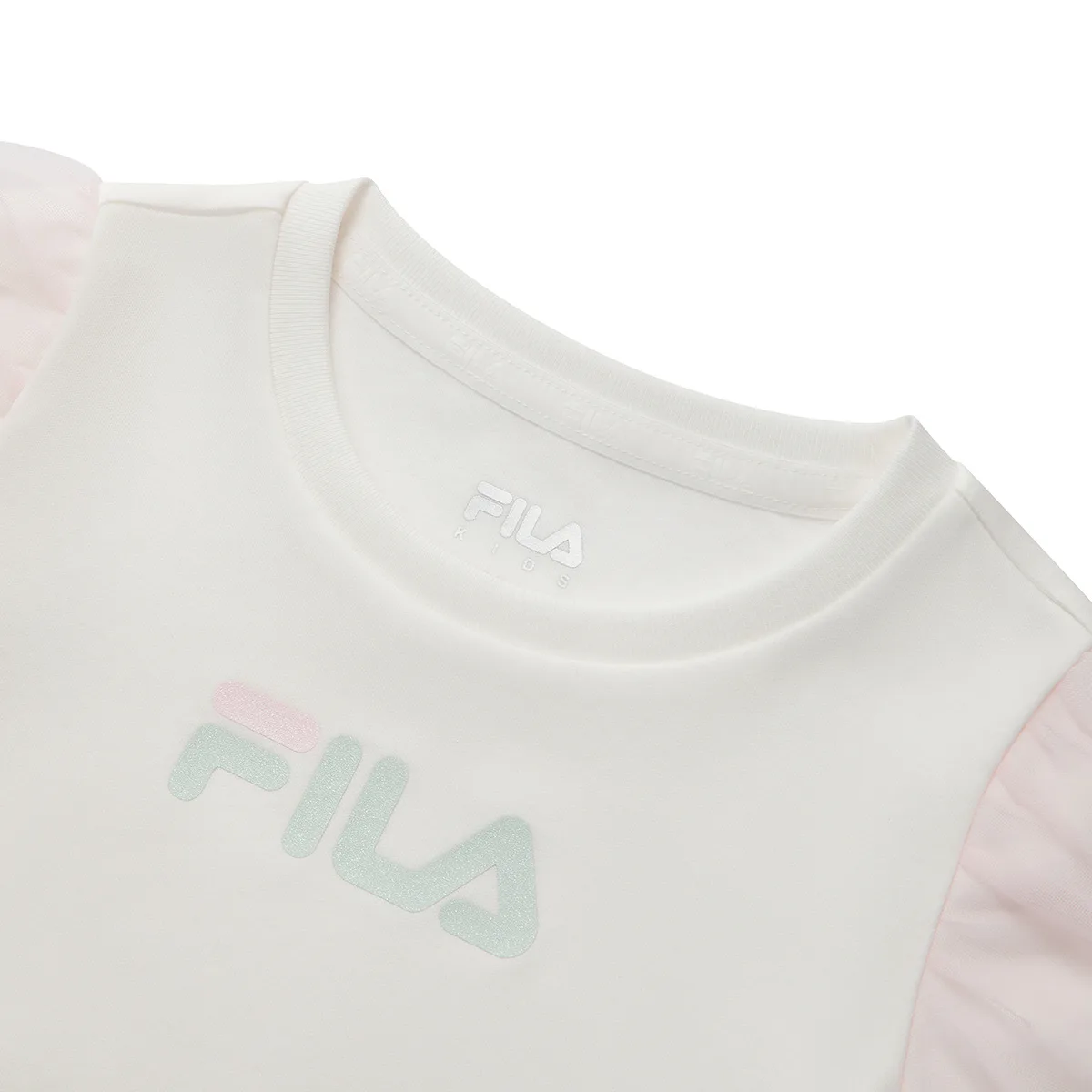 FILA KIDS Детская футболка с коротким рукавом Cloud White — фото 4