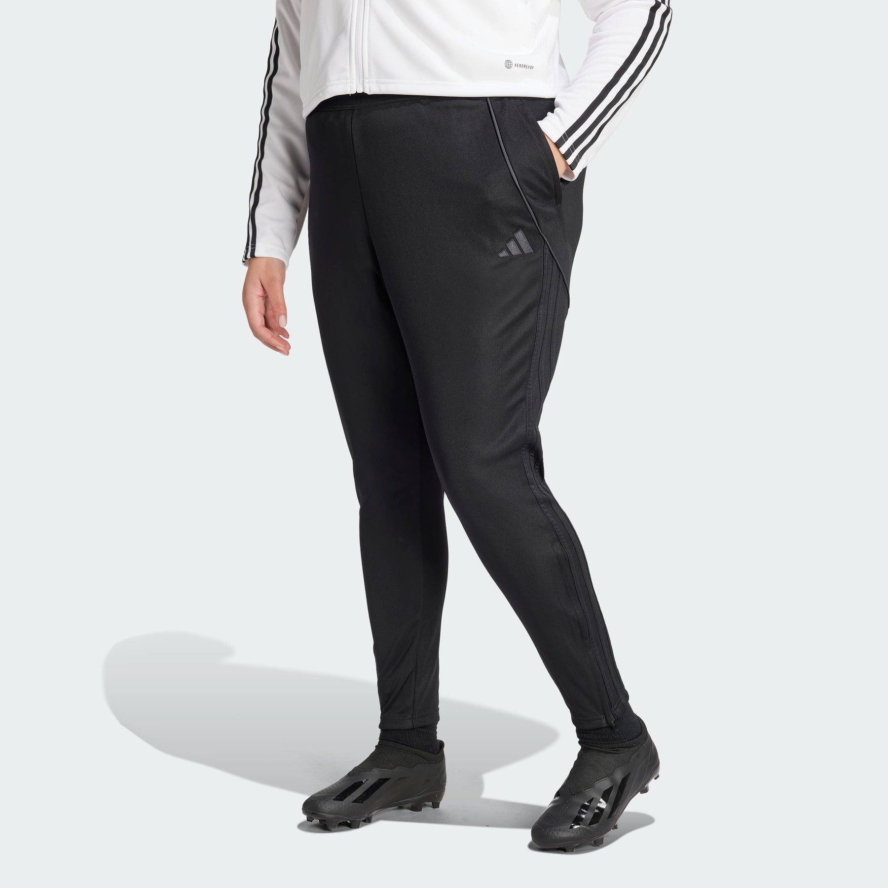 

Тренировочные брюки Tiro 24 (большие размеры) Adidas, black/black