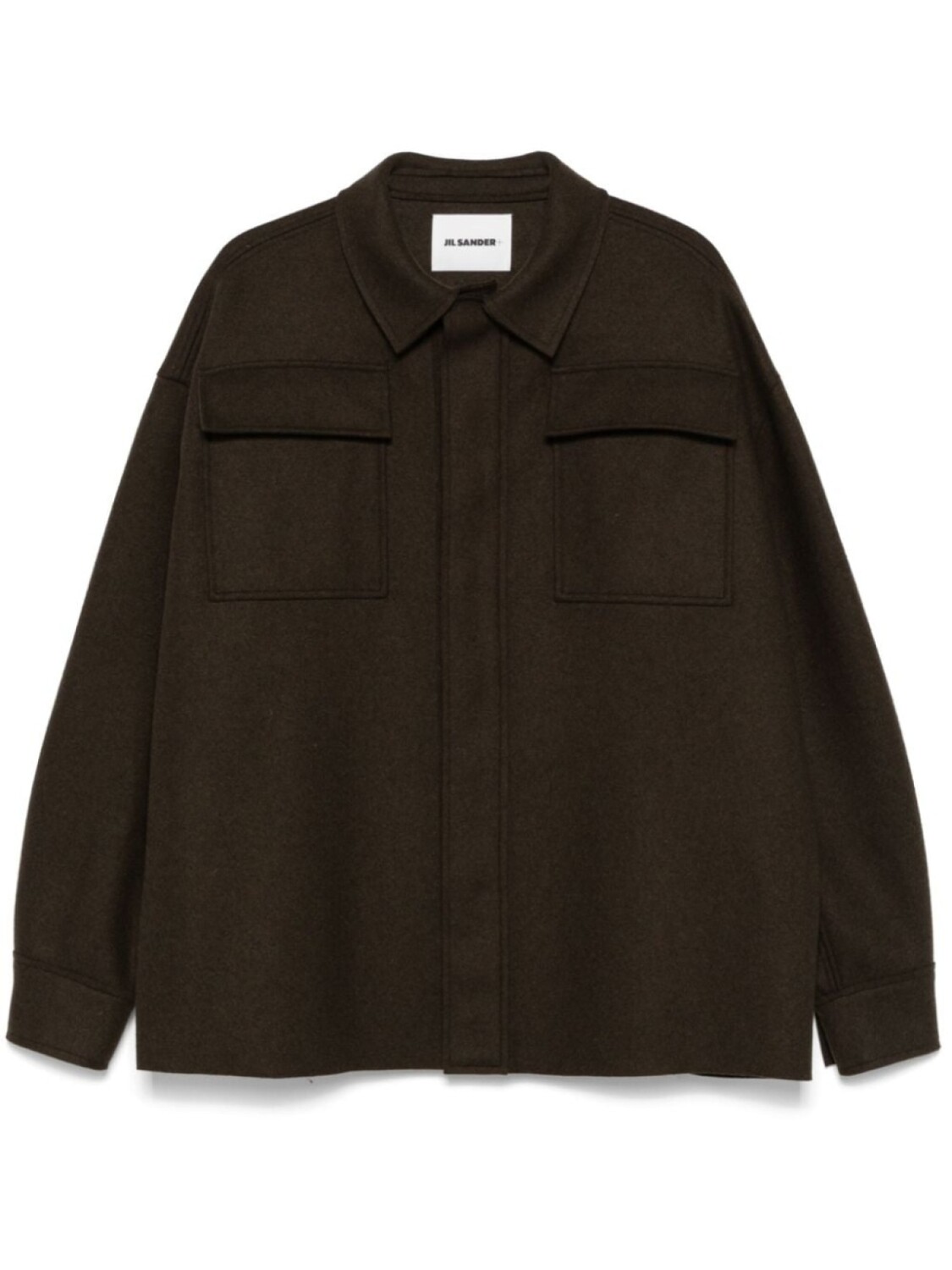 

Войлочная рубашка Jil Sander, зеленый