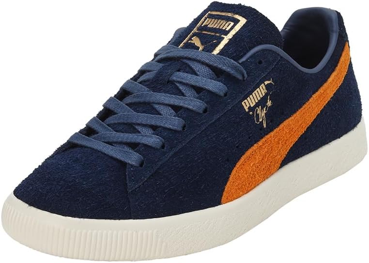 

Мужские кроссовки PUMA Clyde OG 75Y с шнуровкой - синие