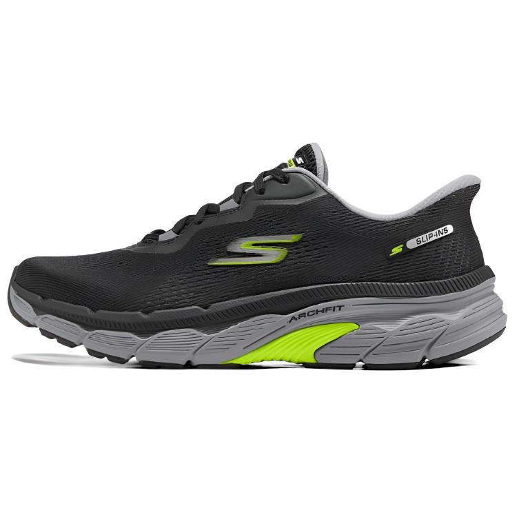 

Skechers Мужские кроссовки для бега MEN'S GO, износостойкие, дышащие, низкие, повседневные, черно-серые
