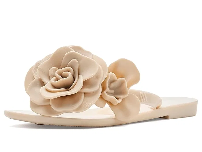 Сандалии с цветочным декором Harmonic Petals Mini Melissa, Beige — фото 2