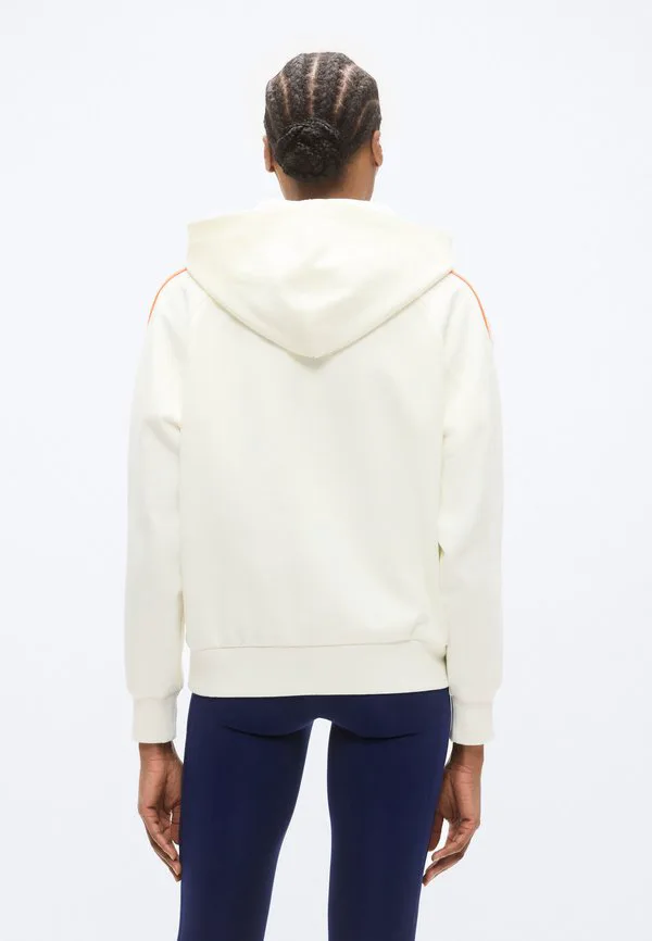 Толстовка стадиона Adidas Sportswear, Off White/Pure Orange/Dark Blue — фото 3