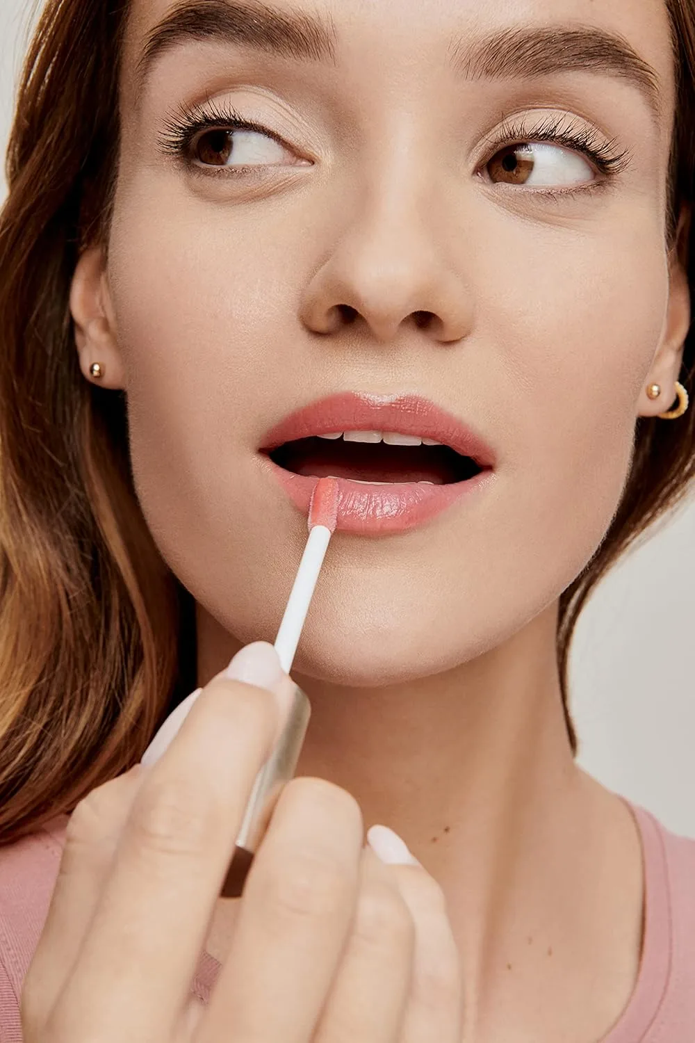 jane iredale HydroPure Hyaluronic Lip Gloss, увлажняющий блеск для губ с гиалуроновой кислотой, разглаживает и питает, нелипкий, с ароматом ванили, веганский и cruelty free, Spiced Peach — фото 4