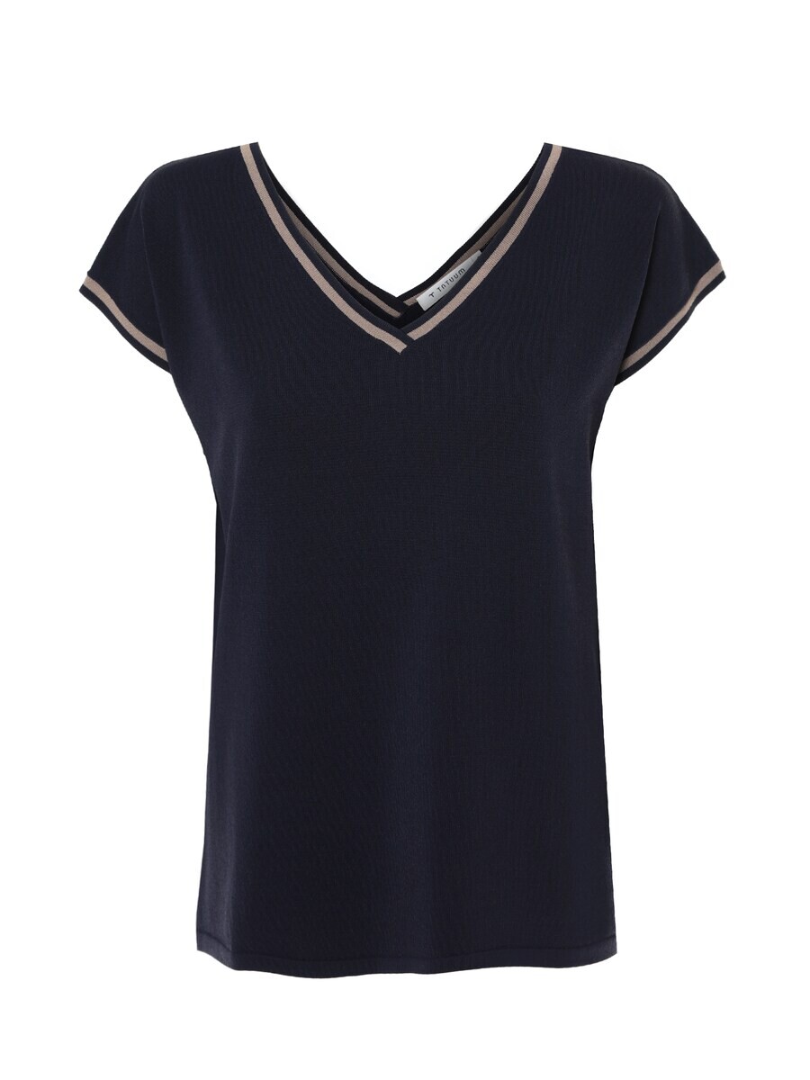 

Блузка с коротким рукавом TATUUM Blouse SORA, темно-синий