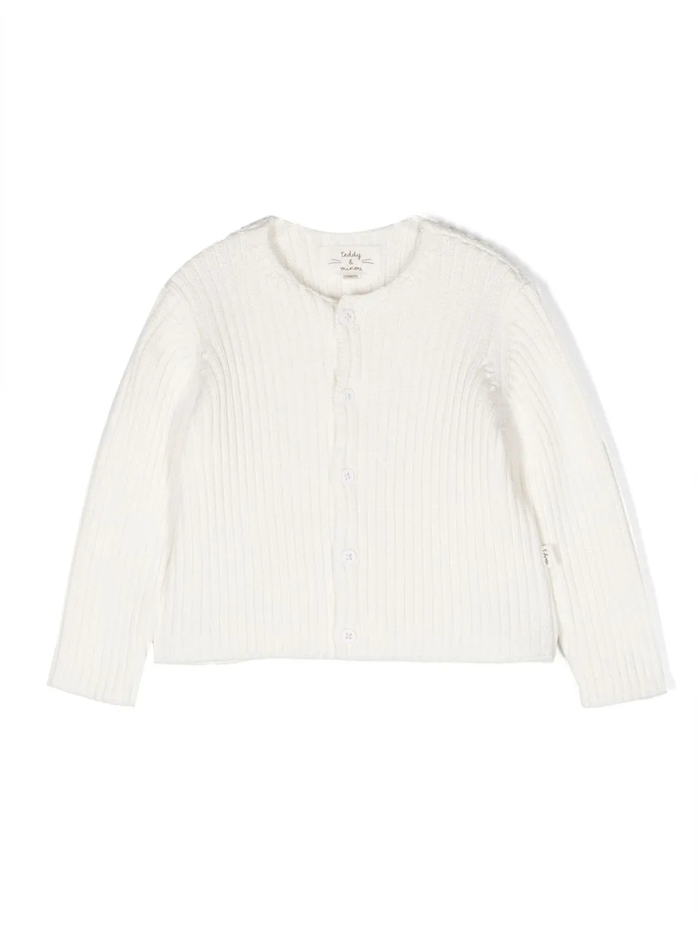

Кардиган в рубчик TEDDY & MINOU, белый