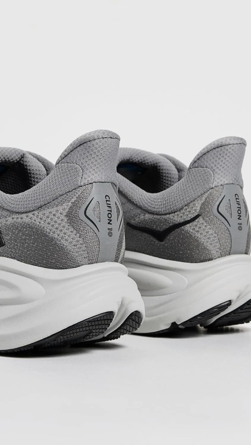 Мужские беговые кроссовки HOKA Clifton 10 Wide, Galactic Grey Asteroid — фото 3