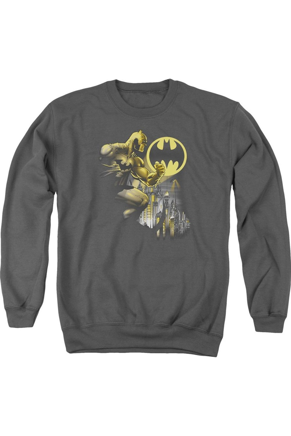 

Толстовка Batman Bat Signal для взрослых с круглым вырезом Gildan, цвет charcoal