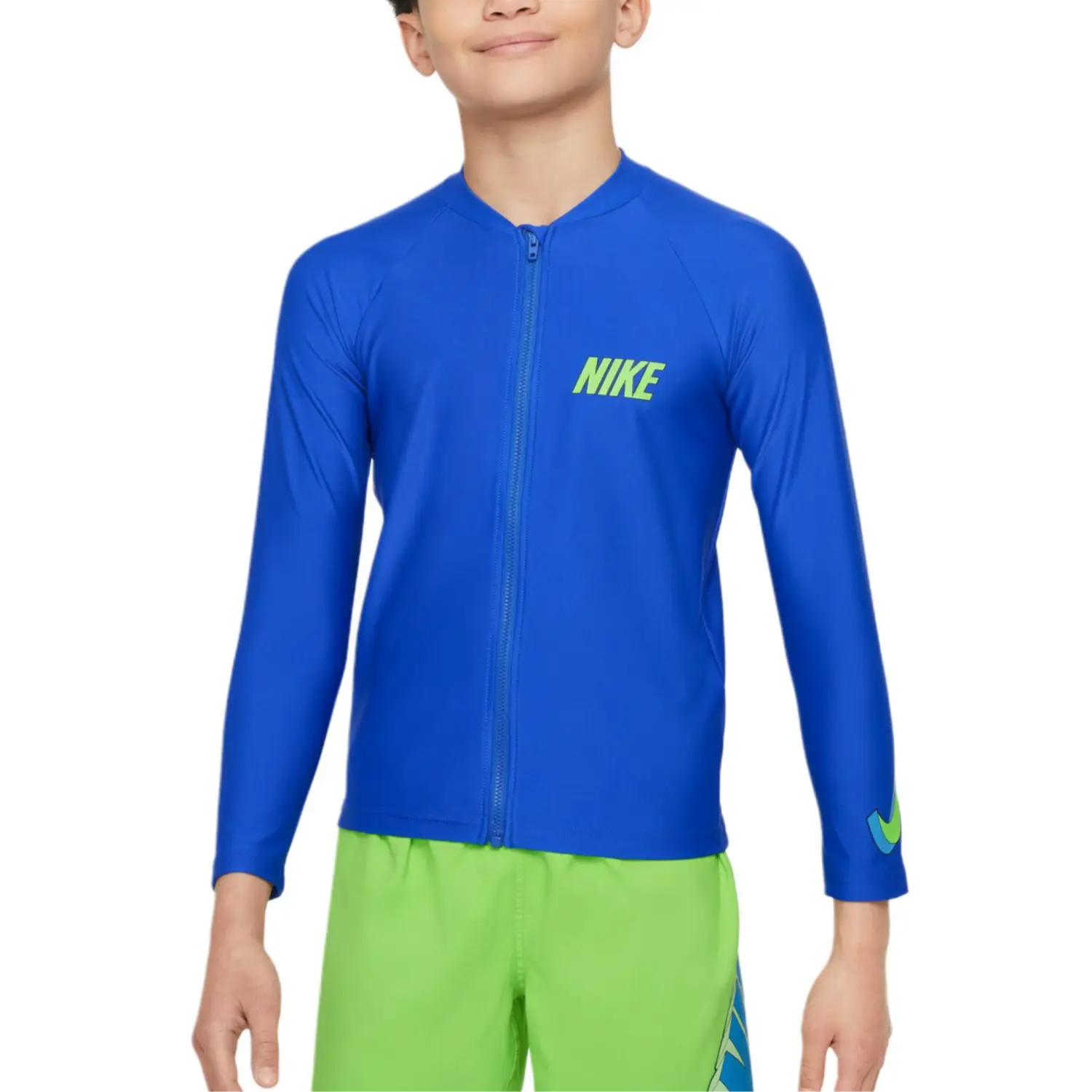 

Детский купальник Game Royal Blue Action Green Kids' Nike