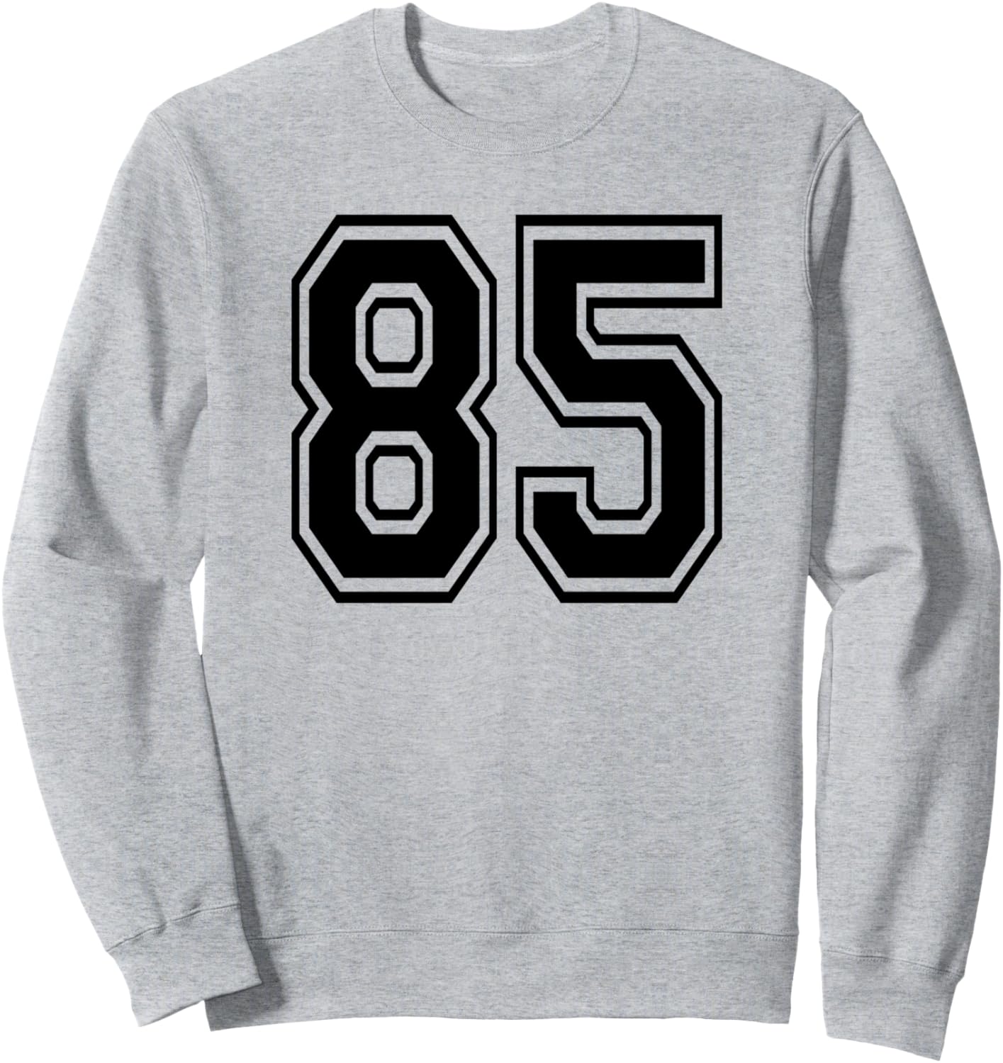 

Спортивная майка с номером 85, игровая форма, толстовка в честь 85-летия Varsity Number Apparel Co, серый