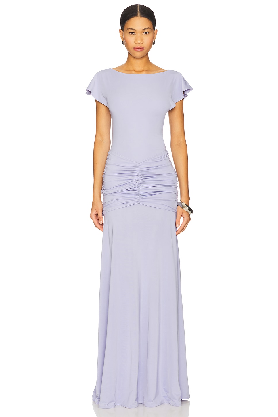 

X revolve макси-платье gaia Ow Collection, periwinkle